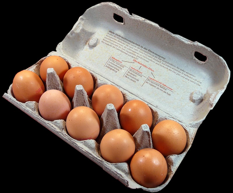 Egg Carton Flower Decorations